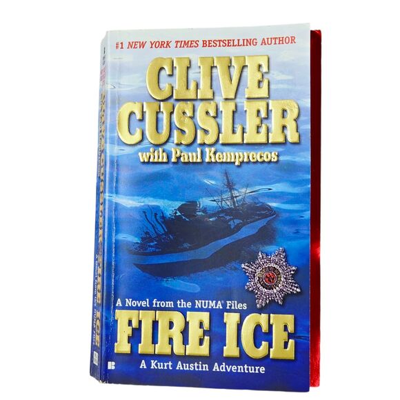 Fire Ice by Clive Cussler, Paul Kemprecos - Paperback - A Kurt Austin Adventure - Picture 1 of 5